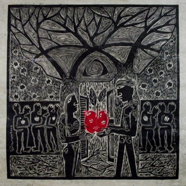 Adam and Eve 24 Inch X 24 Inch